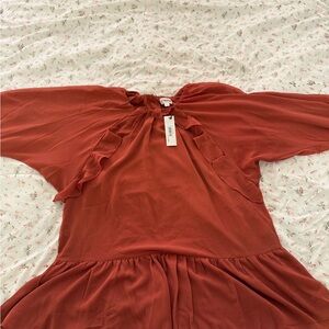 Chic Terracotta Women's dress